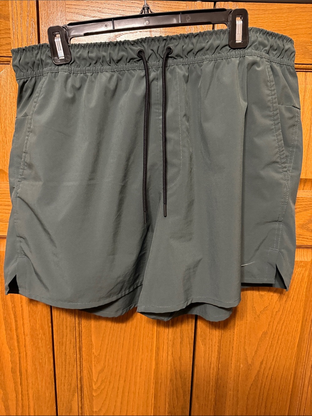 Nike Men's Athletic Shorts in Slate Green with Black Drawstring/Dri-Fit/ XL